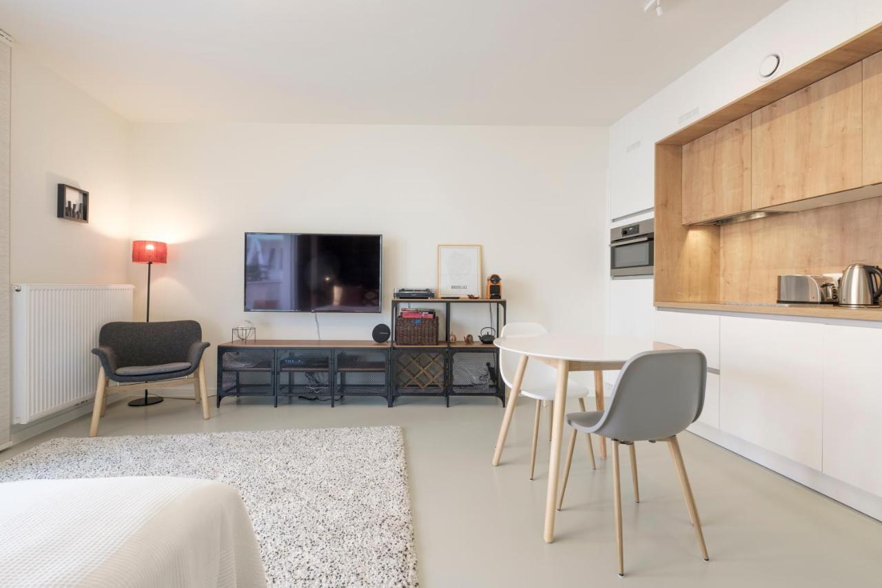 Apartmán Mini Loft With Terrace Brusel Exteriér fotografie