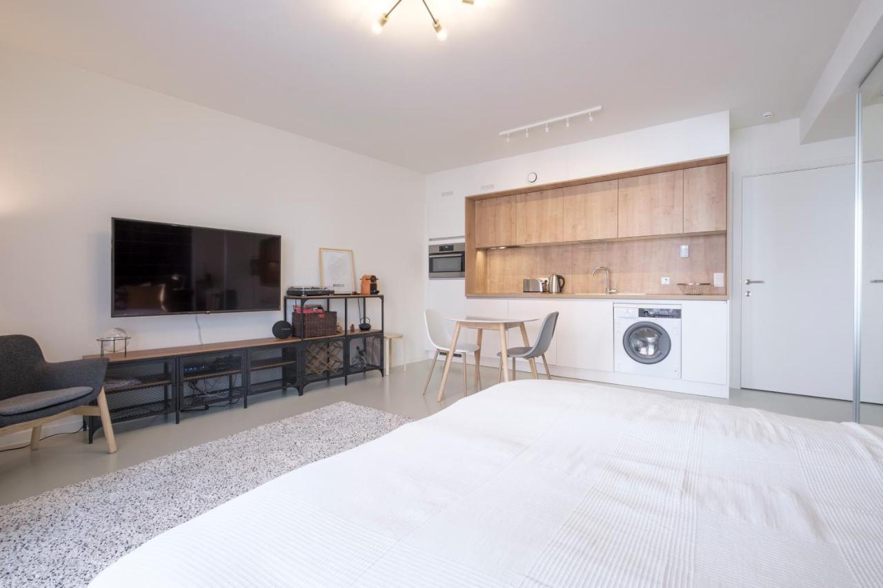 Apartmán Mini Loft With Terrace Brusel Exteriér fotografie