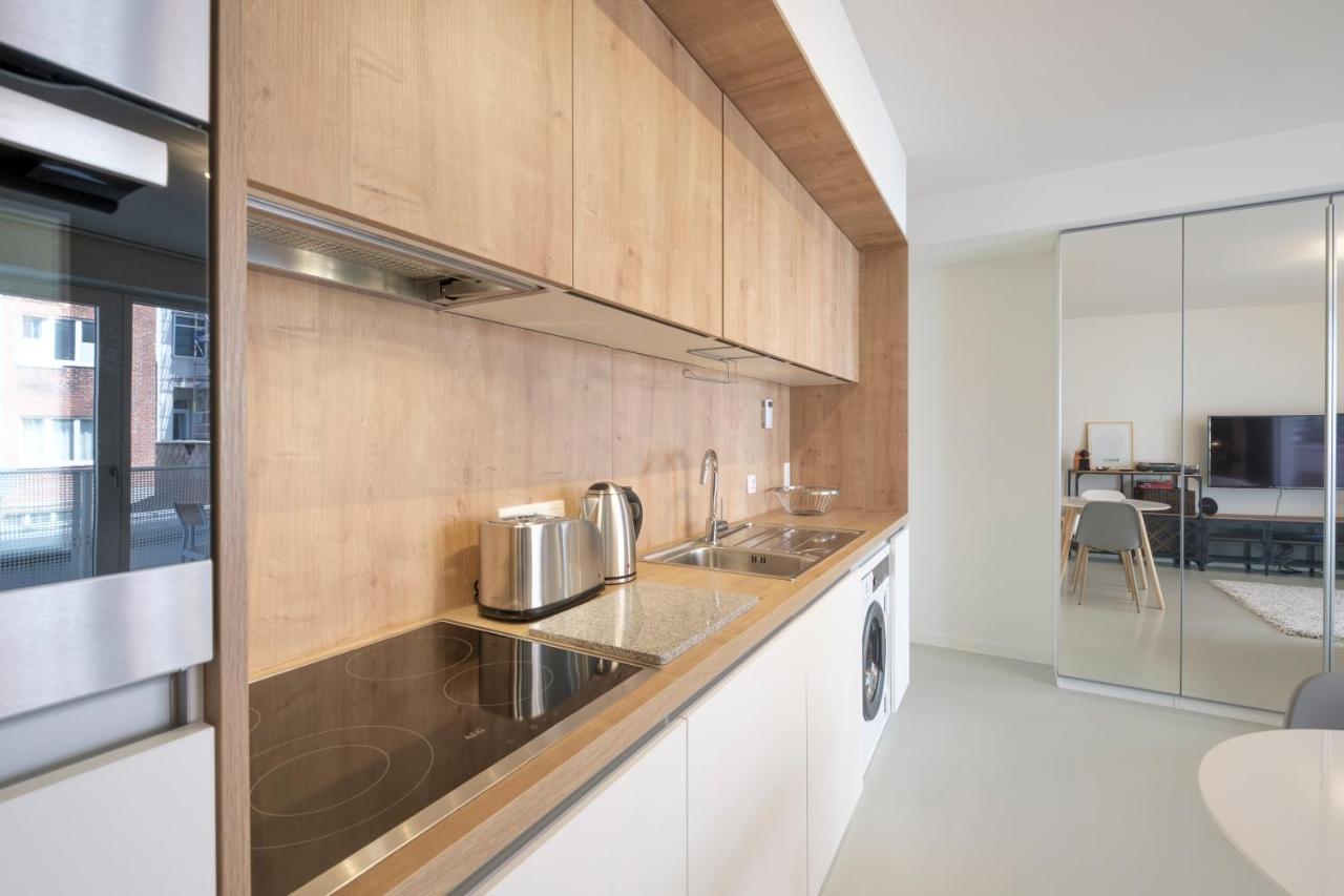 Apartmán Mini Loft With Terrace Brusel Exteriér fotografie