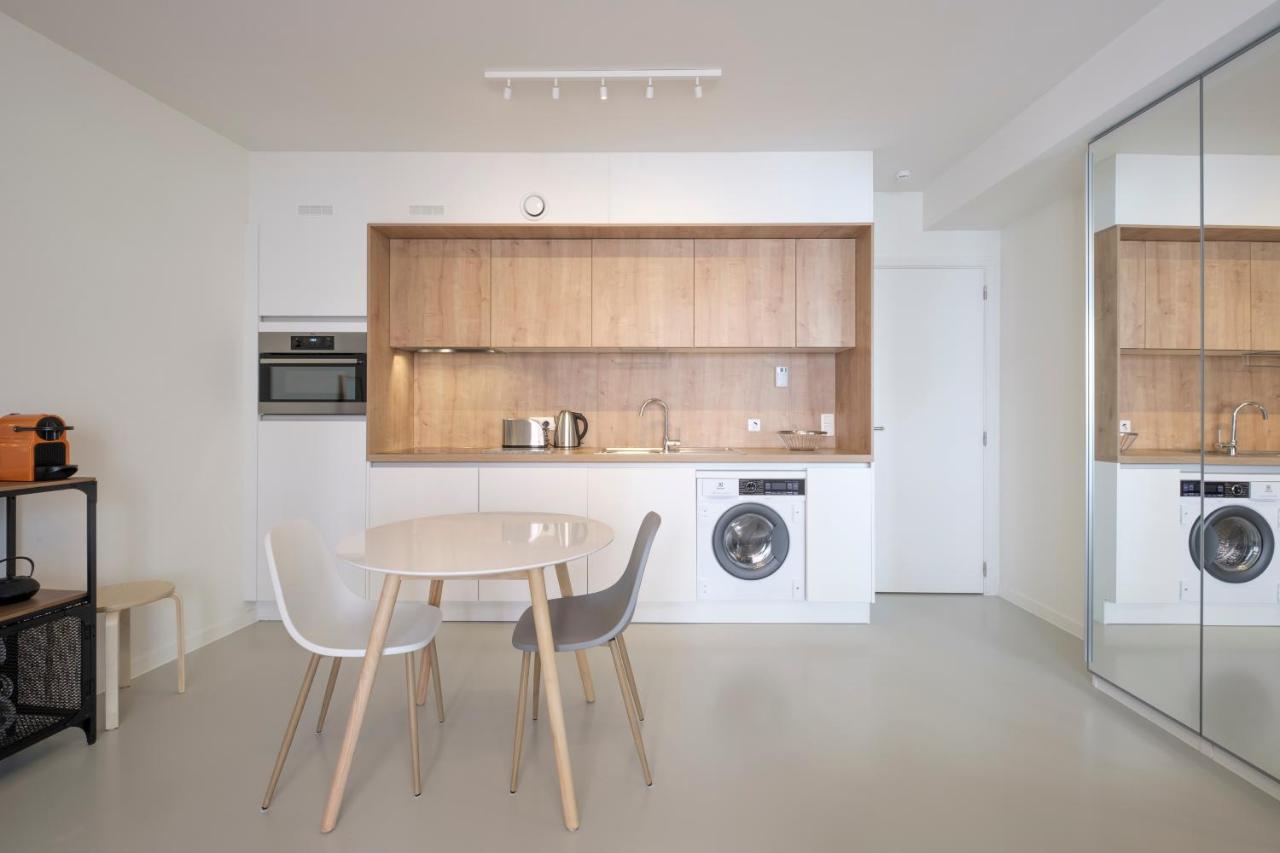 Apartmán Mini Loft With Terrace Brusel Exteriér fotografie