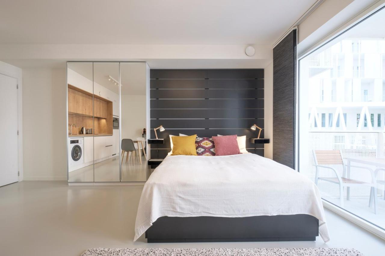Apartmán Mini Loft With Terrace Brusel Exteriér fotografie